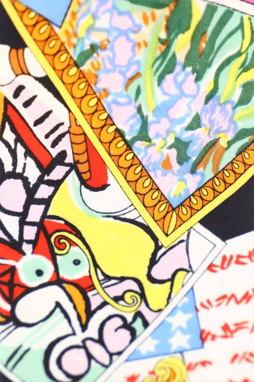 Carou Nicole Miller Seiden-Krawatte Mit Print