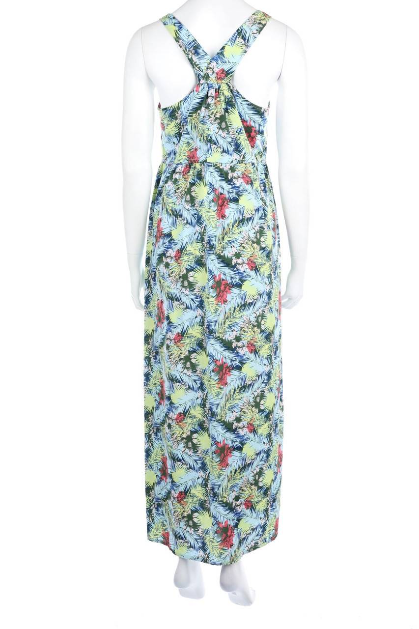 Carou Noisy May Maxi-Kleid Mit Tropical Print