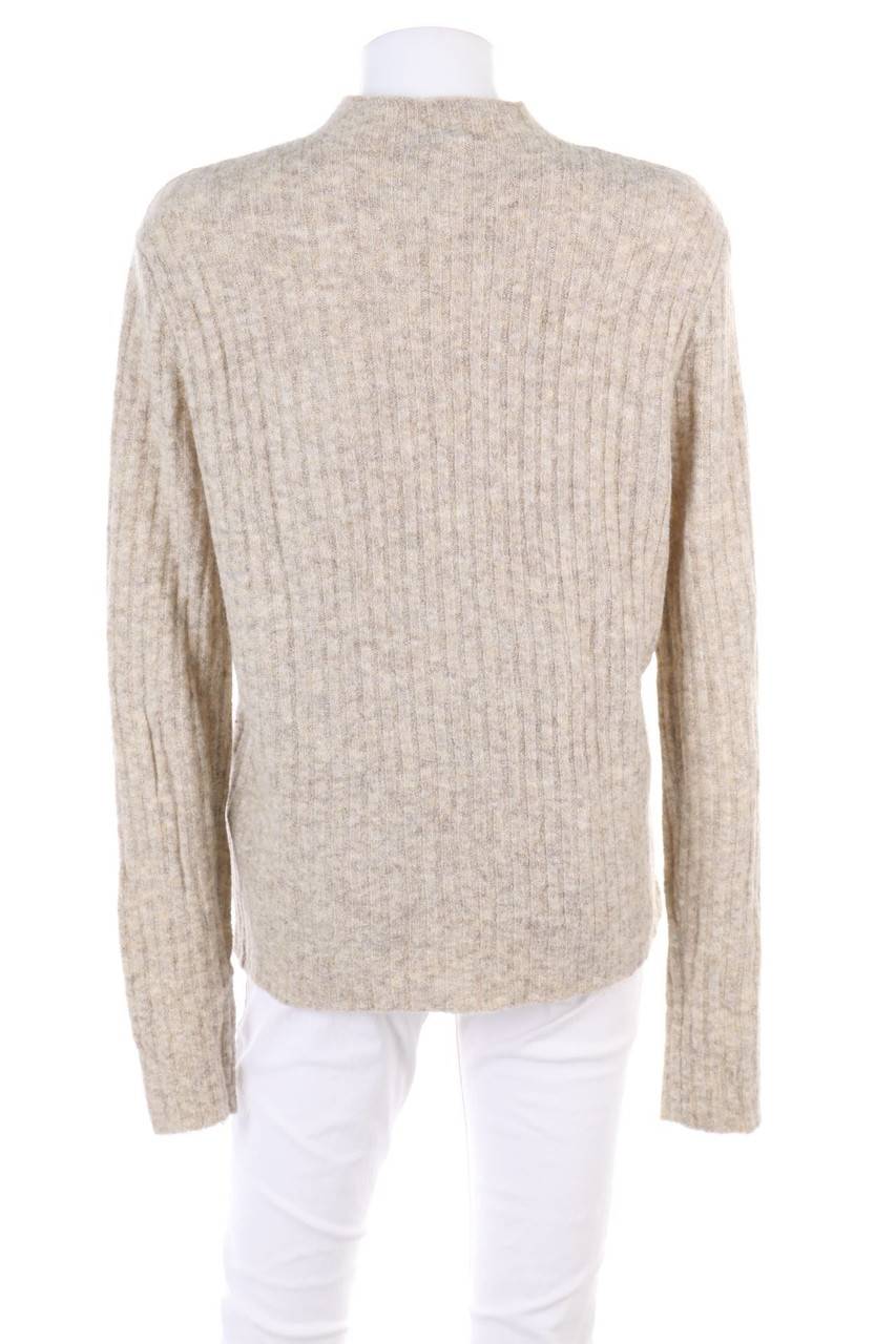 Carou Noisy May Muster-Strick-Pullover Mit Wolle