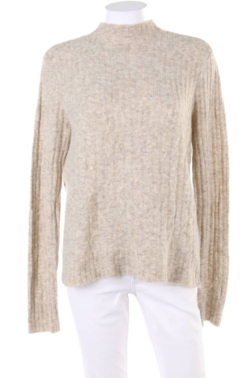 Carou Noisy May Muster-Strick-Pullover mit Wolle
