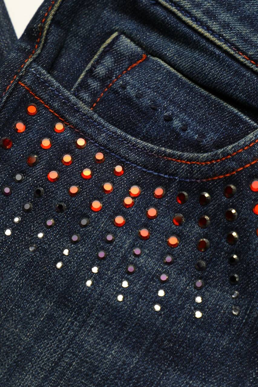 Carou Nolita Jeans Mit Strass-Steinen