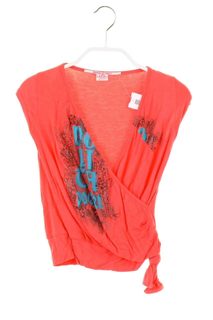 Carou Nolita T-Shirt in Wickel-Optik