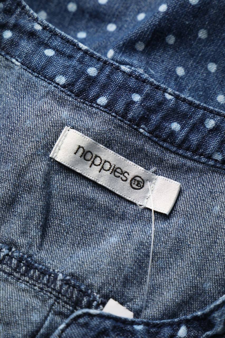 Carou Noppies Denim-Kleid Mit Punkten