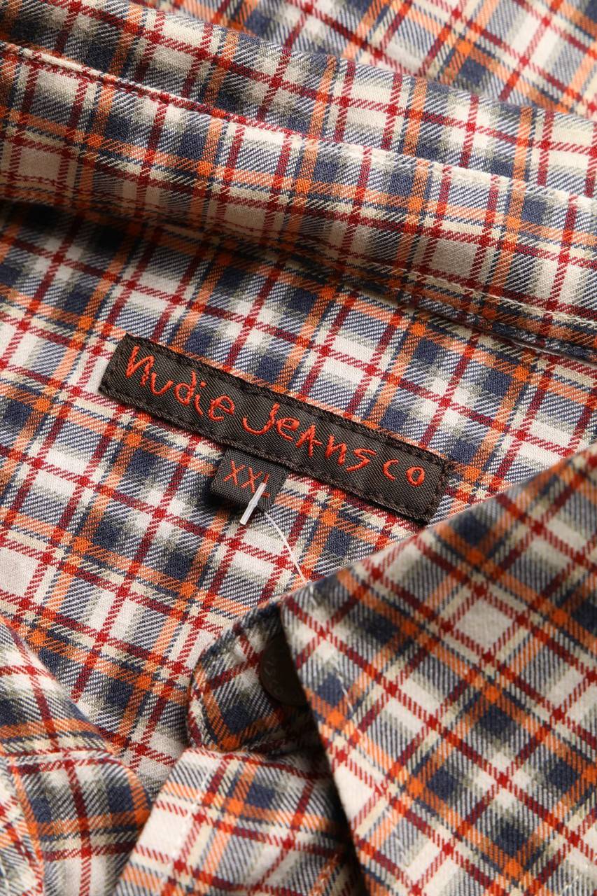 Carou Nudie Jeans Kariertes Hemd Mit Stickereien