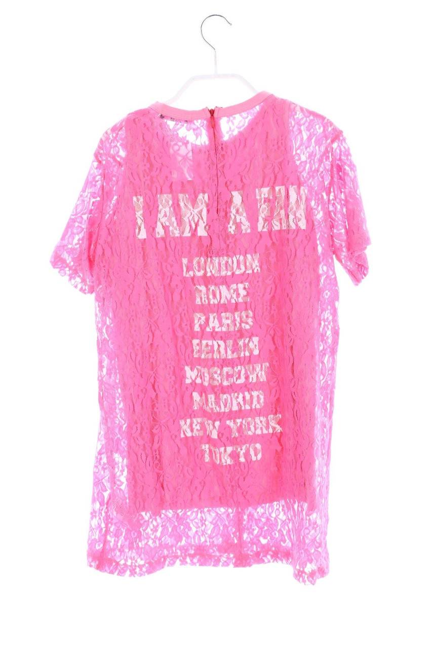 Carou Odi Et Amo Spitzen-Kleid Mit Statement-Print