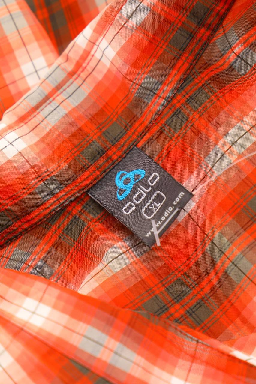 Carou Odlo Kurzarm-Hemd Mit Karo-Muster