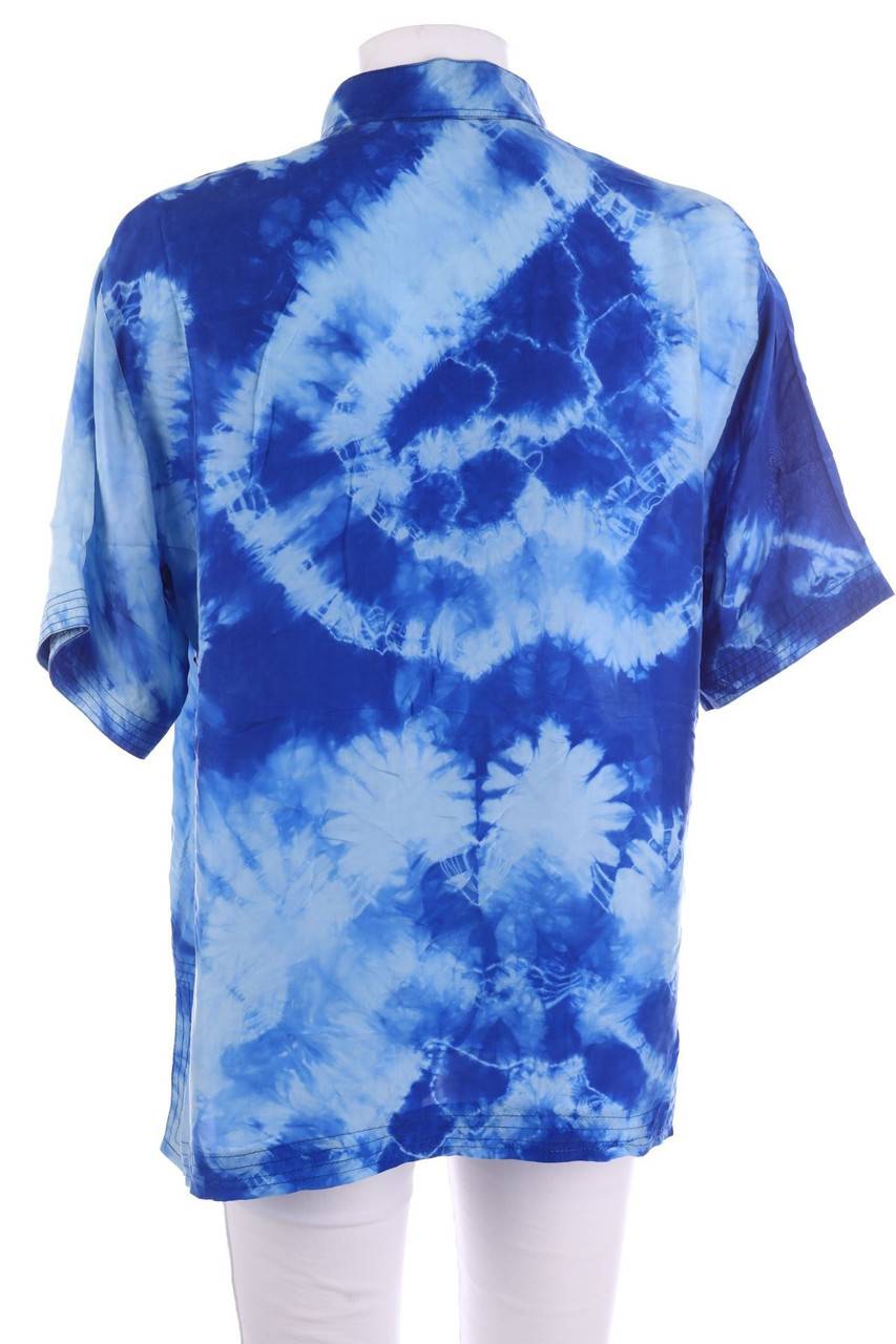 Carou Ohne Label Batik-Kurzarm-Bluse