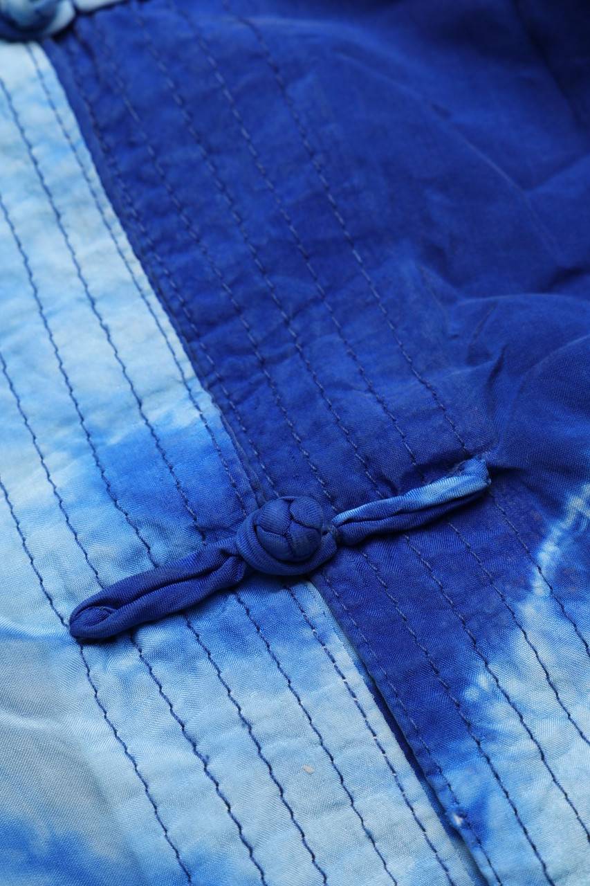 Carou Ohne Label Batik-Kurzarm-Bluse