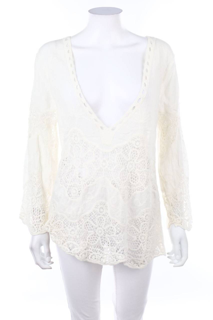 Carou Ohne Label Bluse mit Spitze