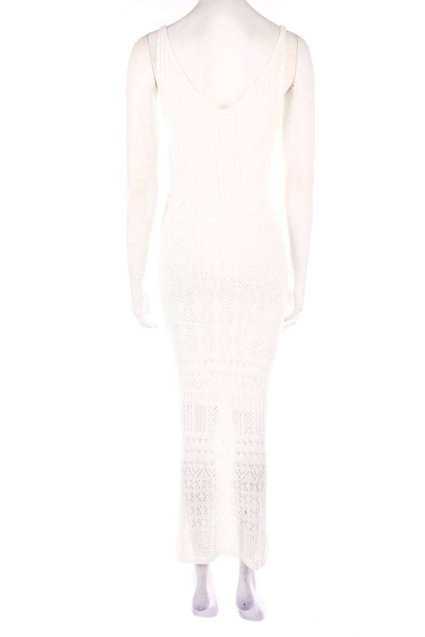 Carou Ohne Label Boho-Maxi-Kleid Aus Lochstrick