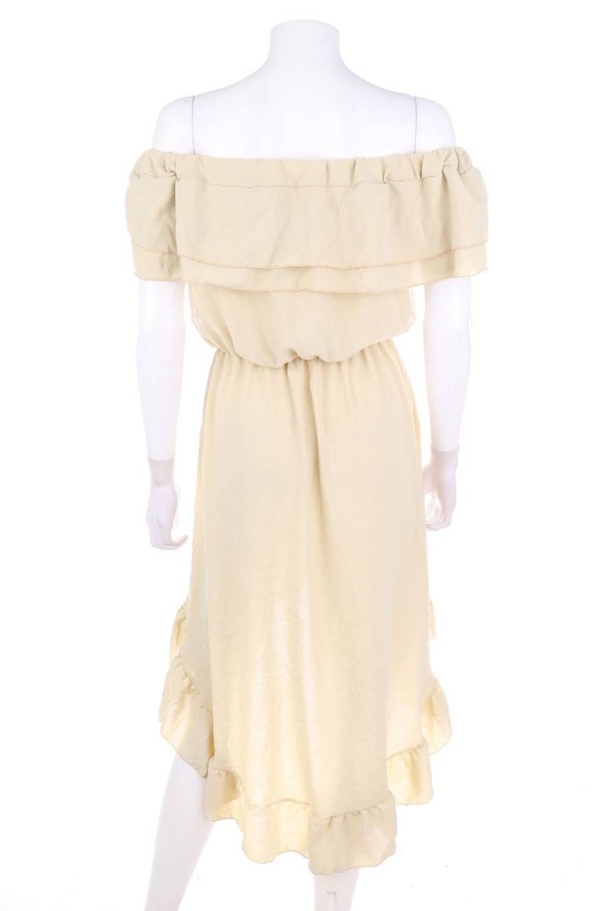 Carou Ohne Label Carmen-Kleid Mit Volants