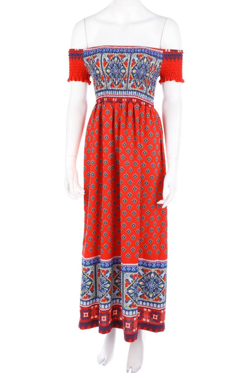 Carou Ohne Label Carmen-Maxi-Boho-Kleid