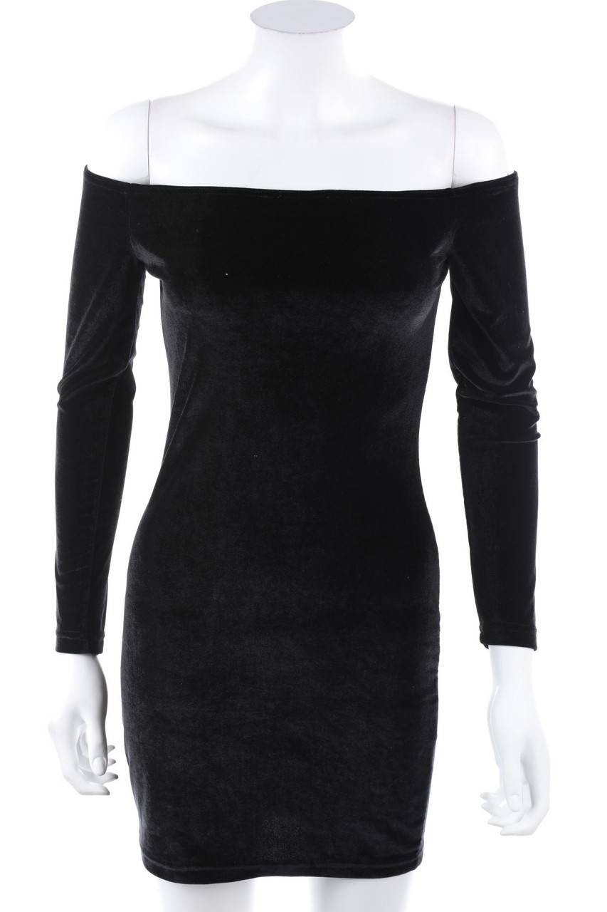 Carou Ohne Label Carmen-Party-Kleid aus Samt