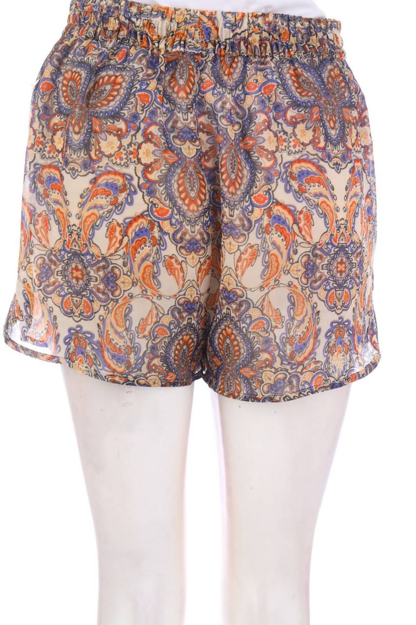 Carou Ohne Label Chiffon-Shorts Mit Paisley-Print