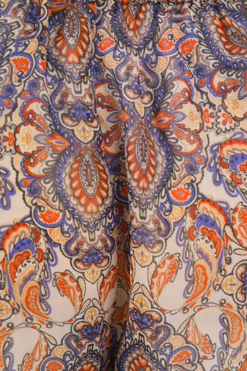 Carou Ohne Label Chiffon-Shorts Mit Paisley-Print