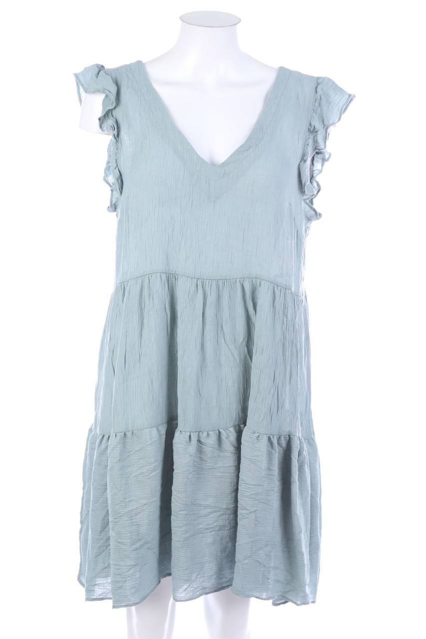 Carou Ohne Label Crinkle-Volants-Kleid