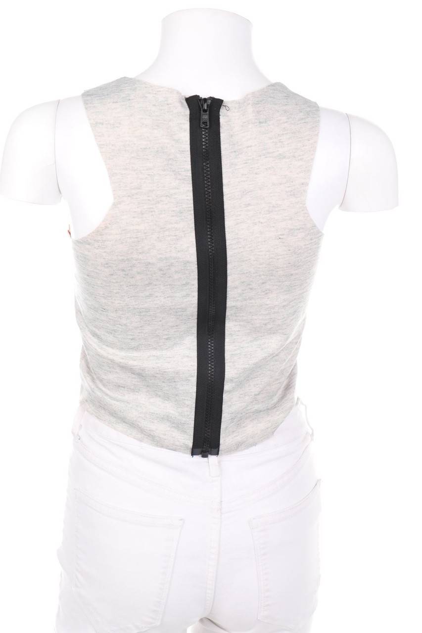 Carou Ohne Label Crop-Top Mit Zipper