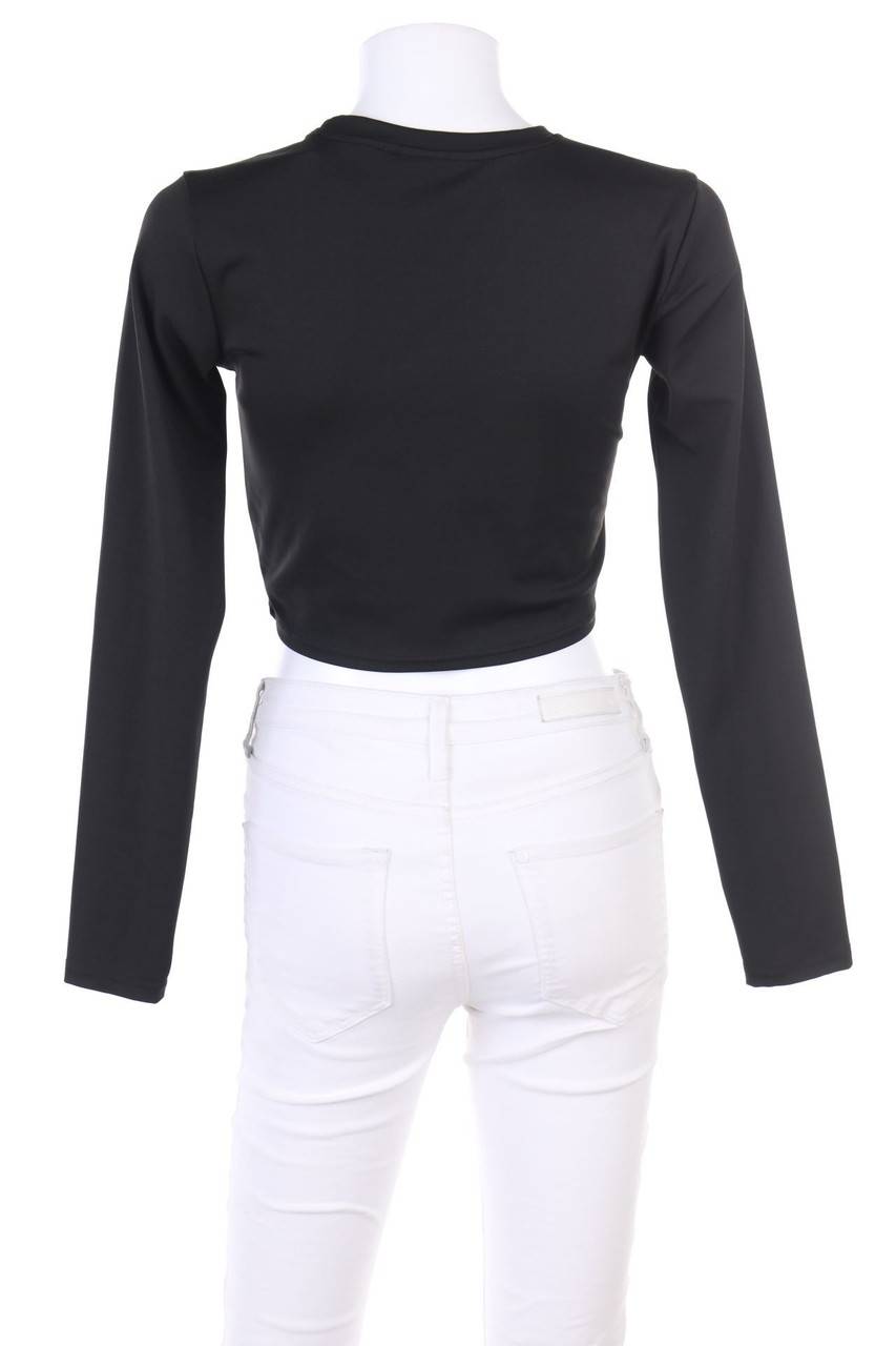 Carou Ohne Label Cropped-Longsleeve-Shirt