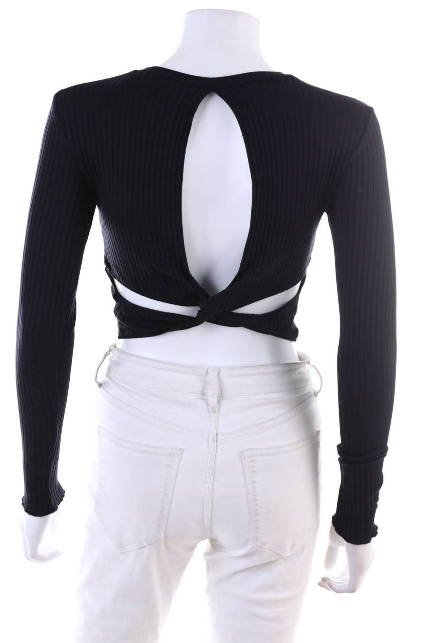 Carou Ohne Label Cropped-Shirt Mit Langem Ärmel