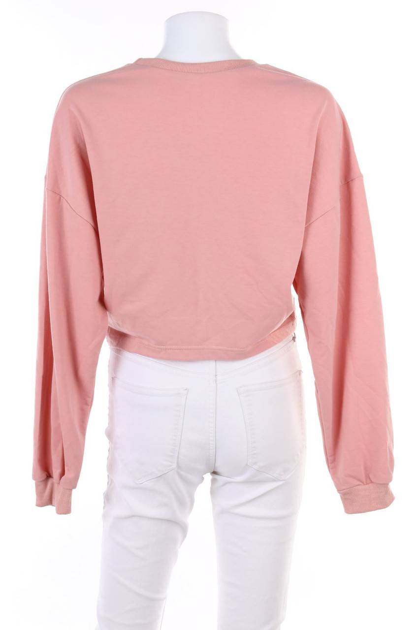 Carou Ohne Label Cropped-Sweatshirt Mit Perlen