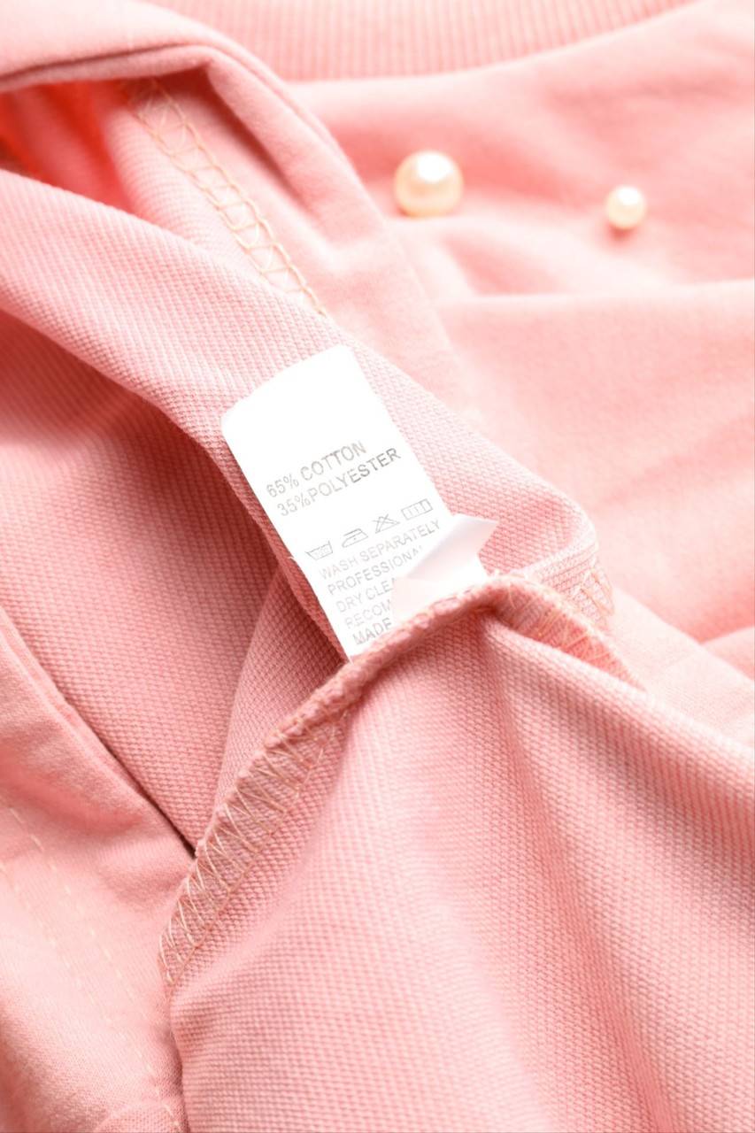 Carou Ohne Label Cropped-Sweatshirt Mit Perlen