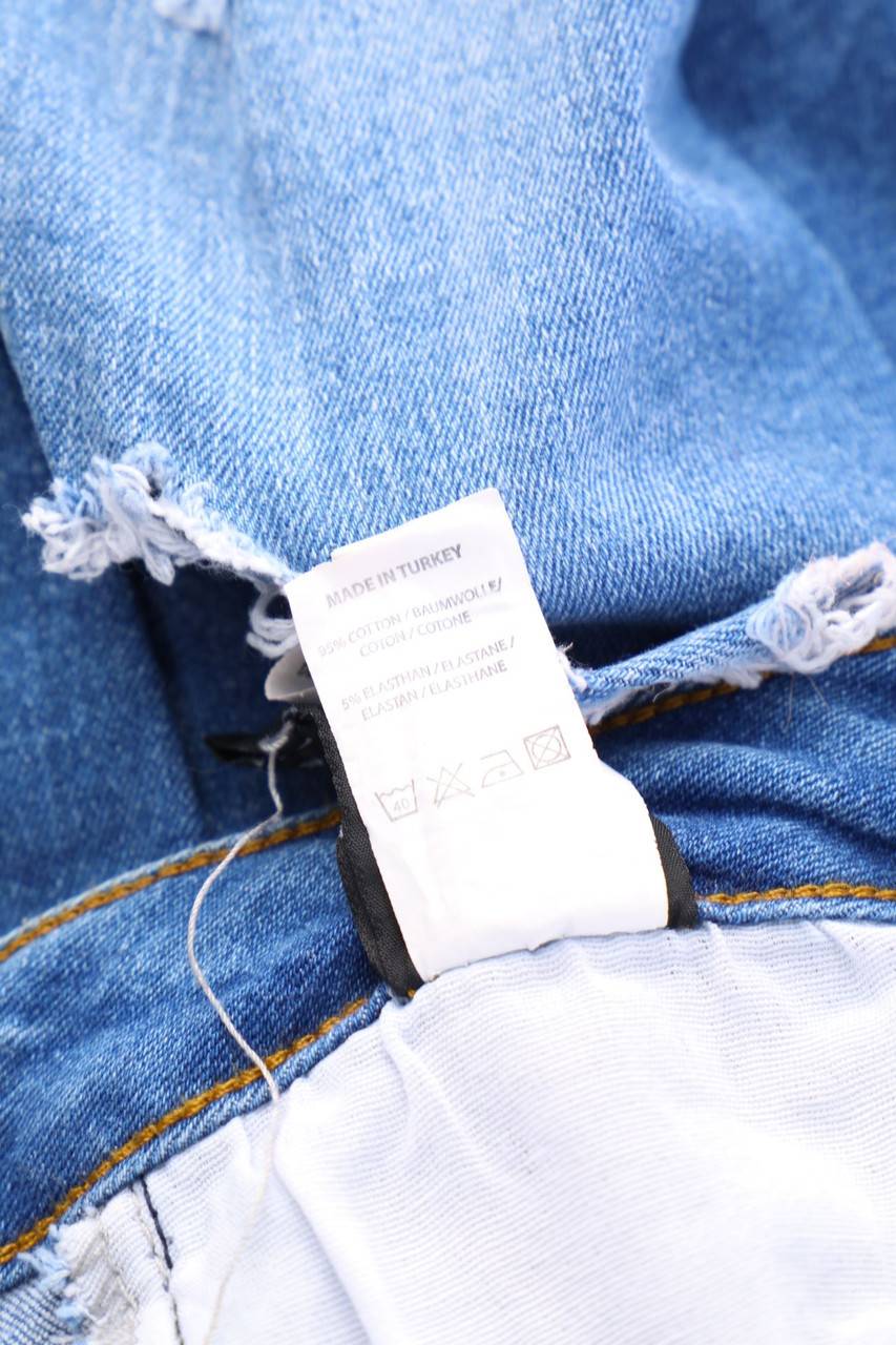 Carou Ohne Label Destroyed Cropped-Jeans