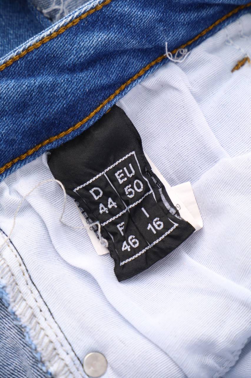 Carou Ohne Label Destroyed Cropped-Jeans