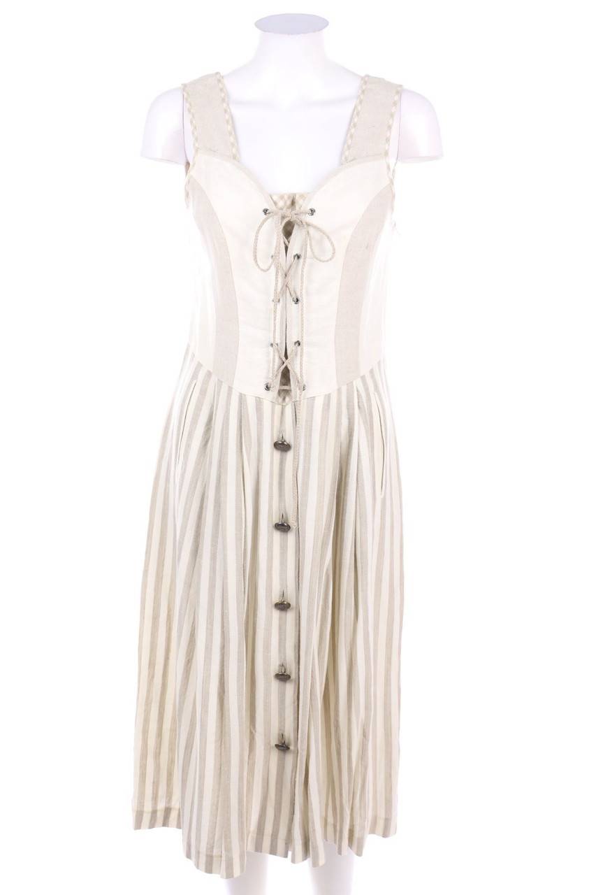 Carou Ohne Label Dirndl aus Leinen-Mix