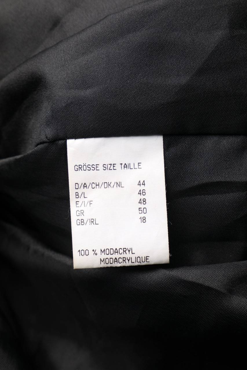 Carou Ohne Label Fake Fur-Mantel Mit Animal-Print