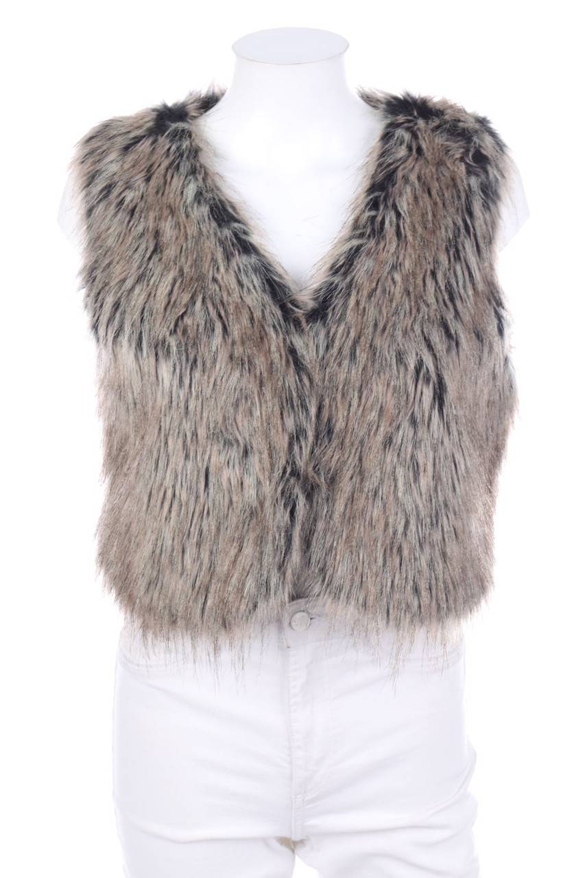 Carou Ohne Label Fake Fur-Weste