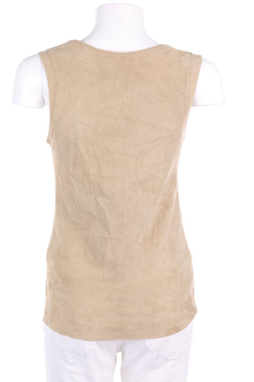 Carou Ohne Label Faux Leather-Top