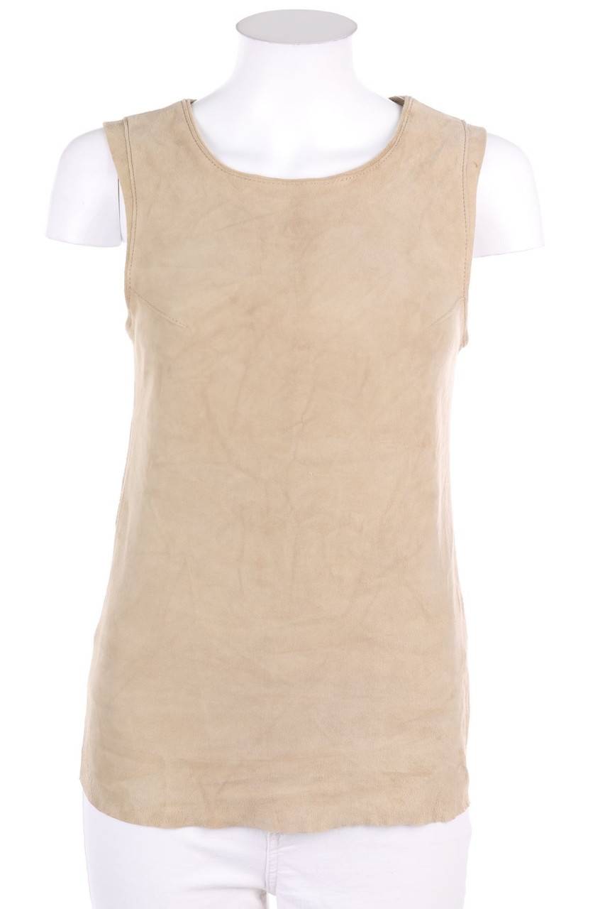 Carou Ohne Label Faux Leather-Top