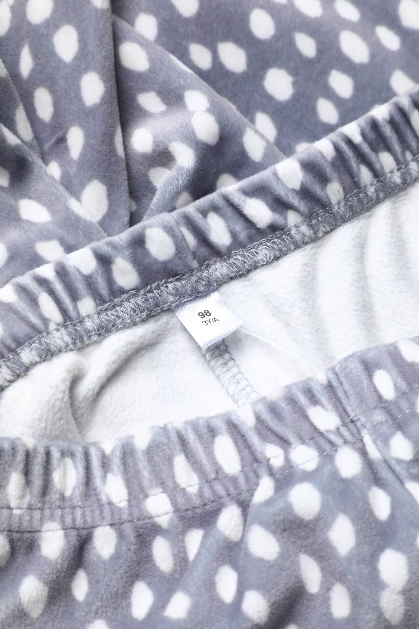 Carou Ohne Label Fleece-Hose Mit Punkten