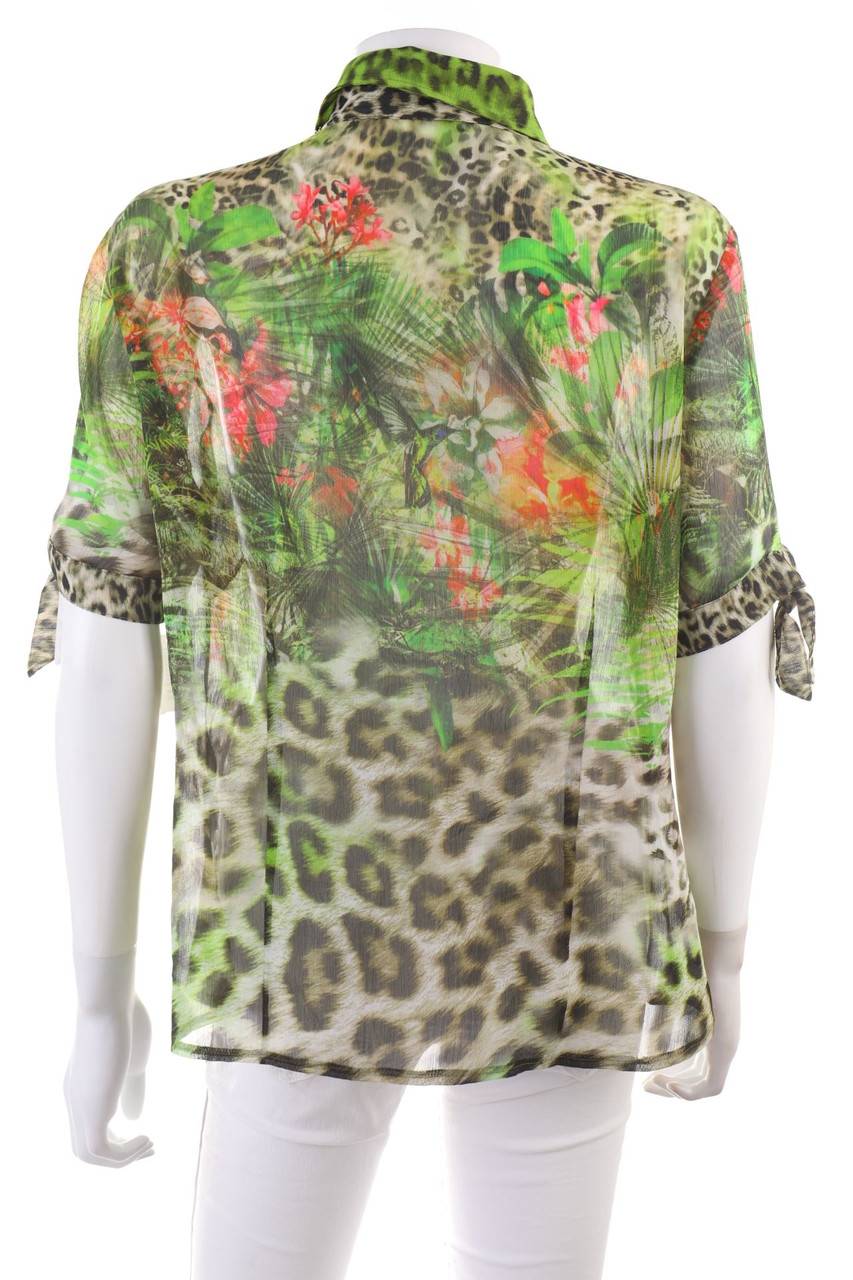 Carou Ohne Label Hemd-Bluse Mit Kurzem Ärmel