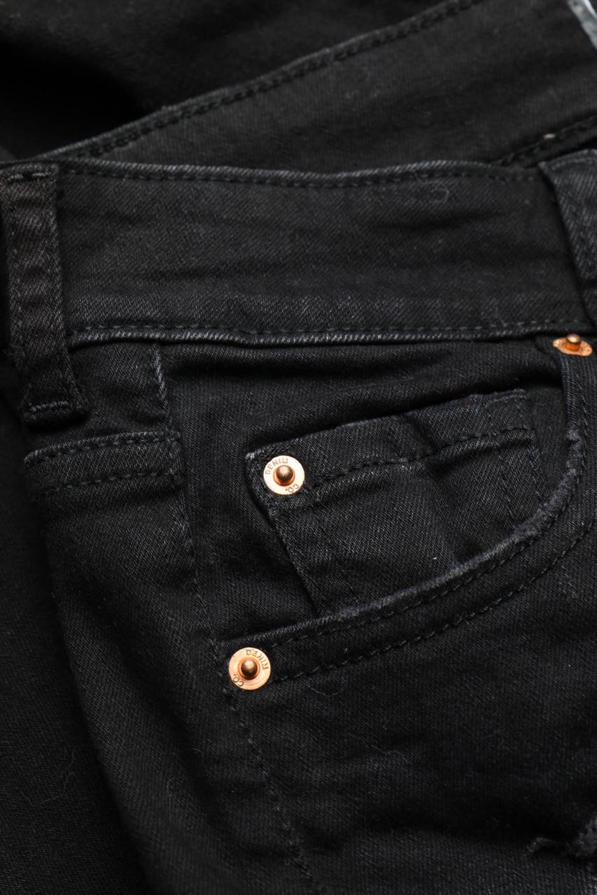 Carou Ohne Label High Waist-Destroyed Skinny-Jeans