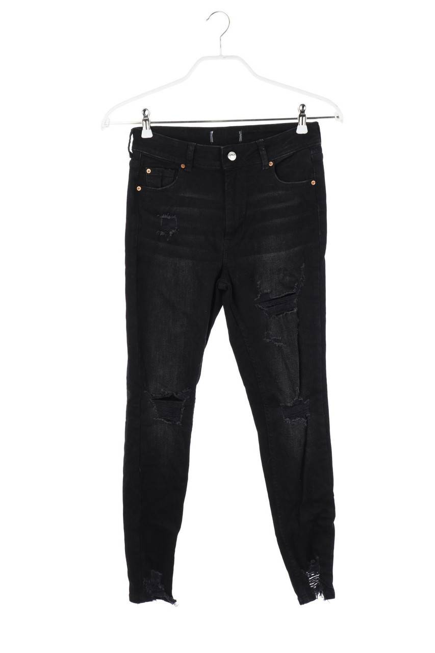 Carou Ohne Label High Waist-Destroyed Skinny-Jeans