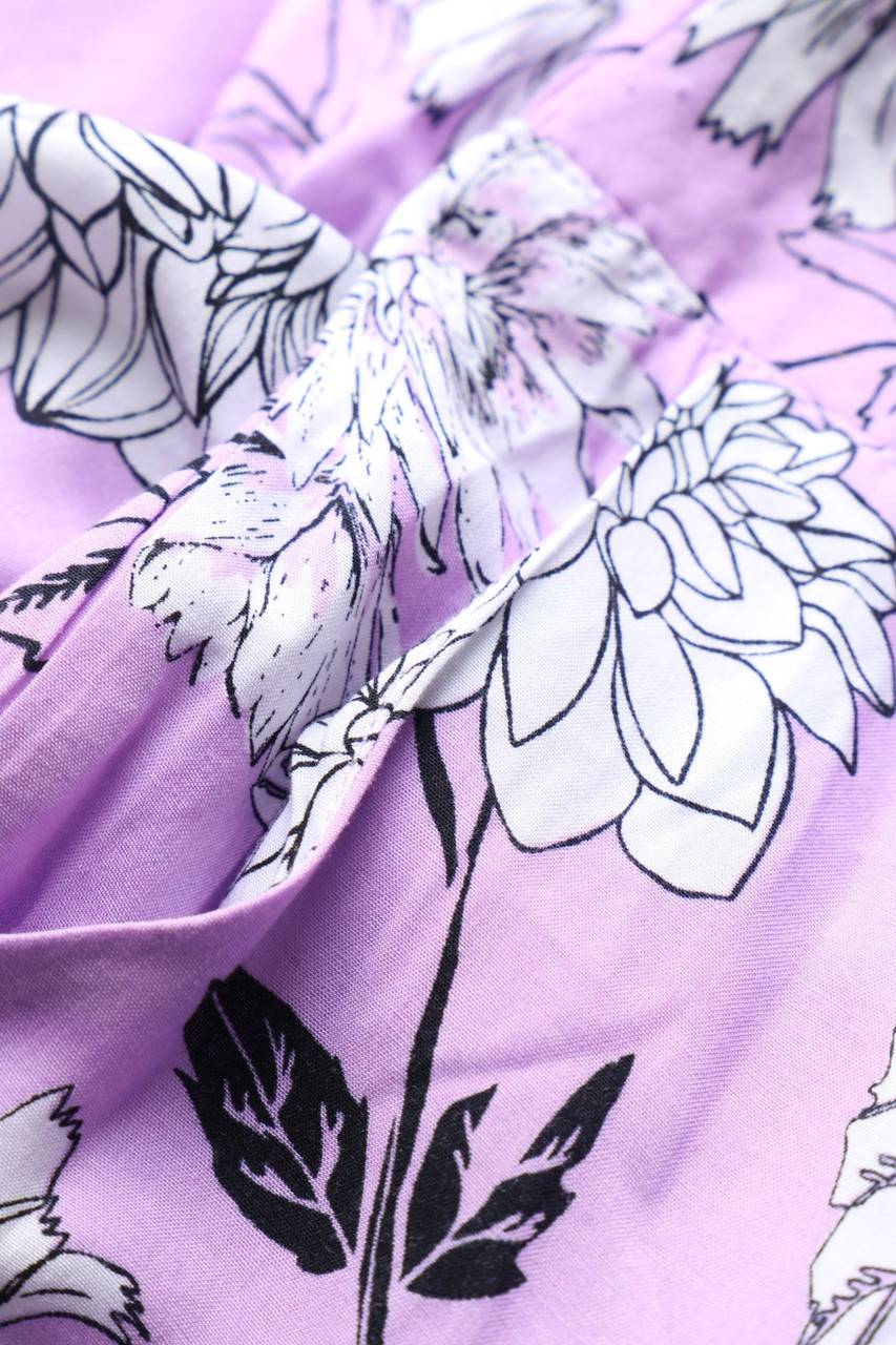 Carou Ohne Label Jogger-Hose Mit Blumen-Print
