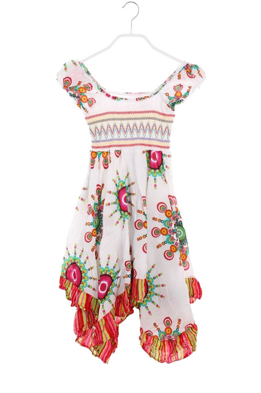 Carou Ohne Label Kleid mit Smok-Details