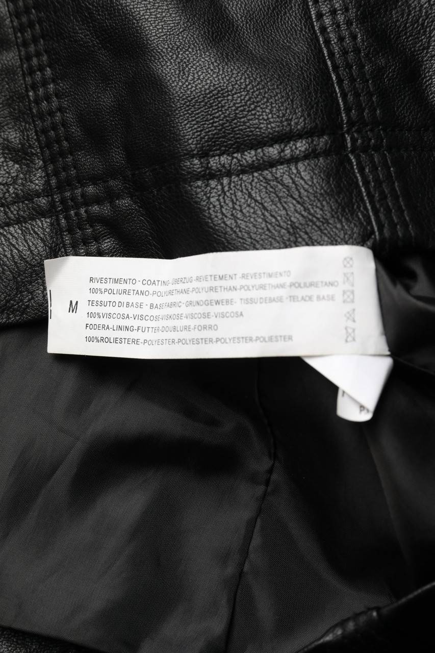 Carou Ohne Label Kunstlederjacke Mit Knöpfen