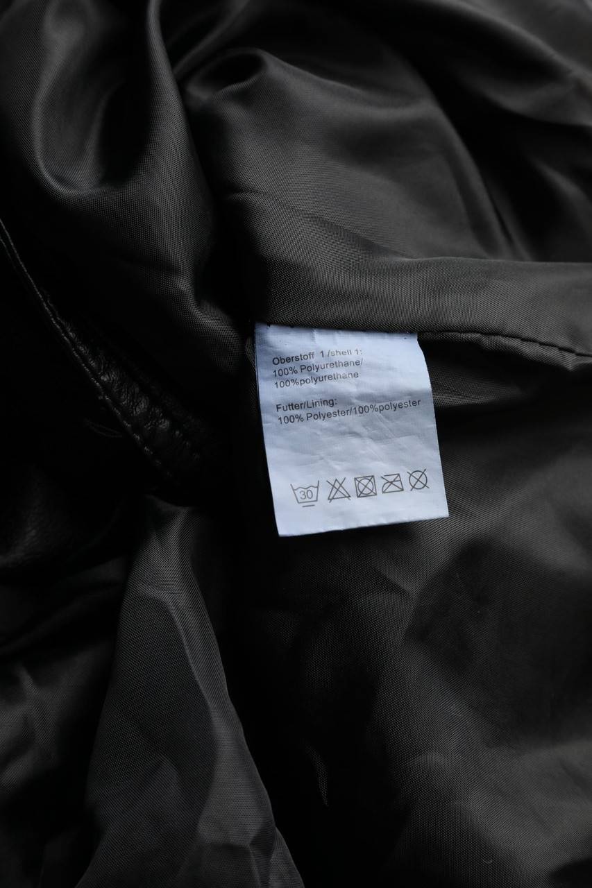 Carou Ohne Label Kunstlederjacke Mit Riegeln