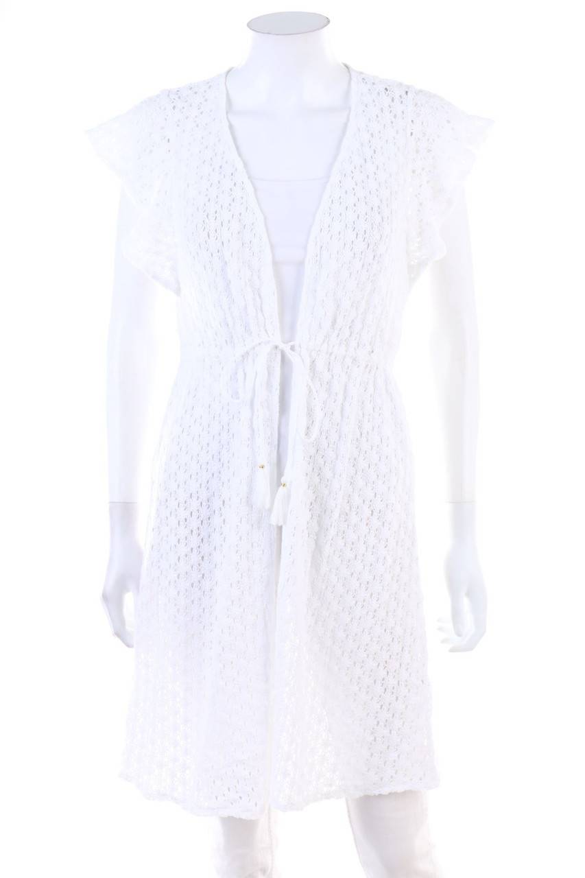 Carou Ohne Label Kurzarm-Cardigan mit Tunnelzug