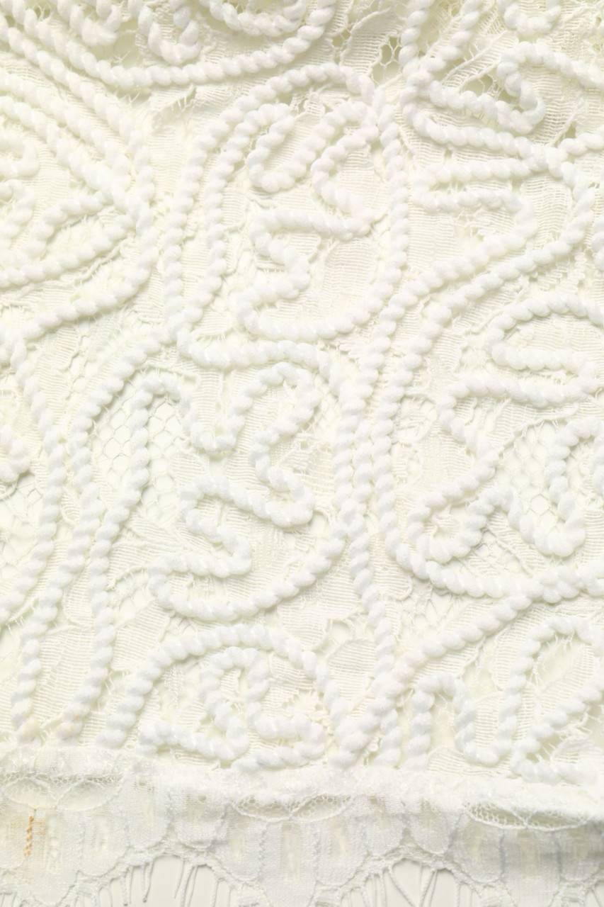 Carou Ohne Label Kurzarm-Shirt Aus Spitze