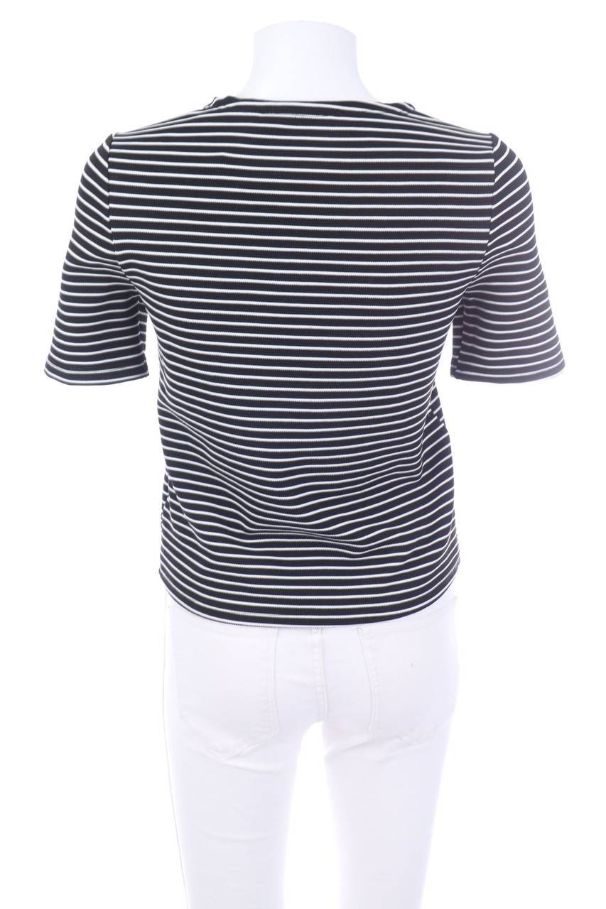 Carou Ohne Label Kurzarm-Shirt Mit Streifen