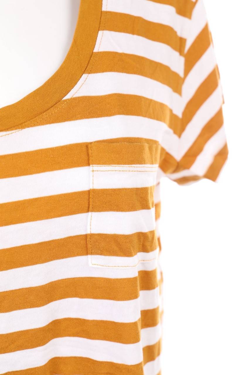 Carou Ohne Label Kurzarm-Shirt Mit Streifen