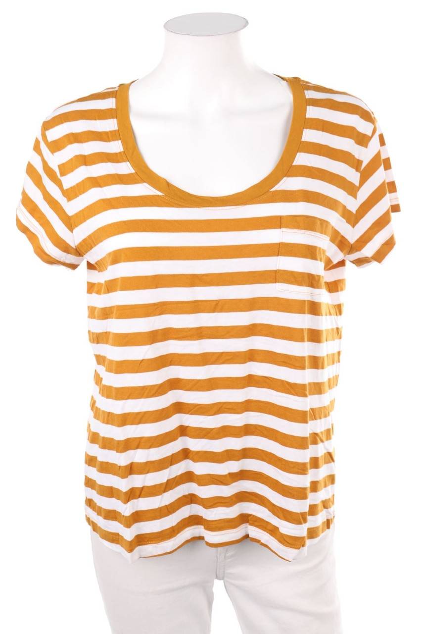 Carou Ohne Label Kurzarm-Shirt mit Streifen