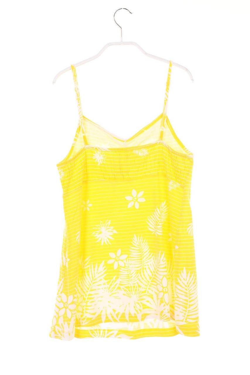 Carou Ohne Label Long-Top Mit Tropical Print