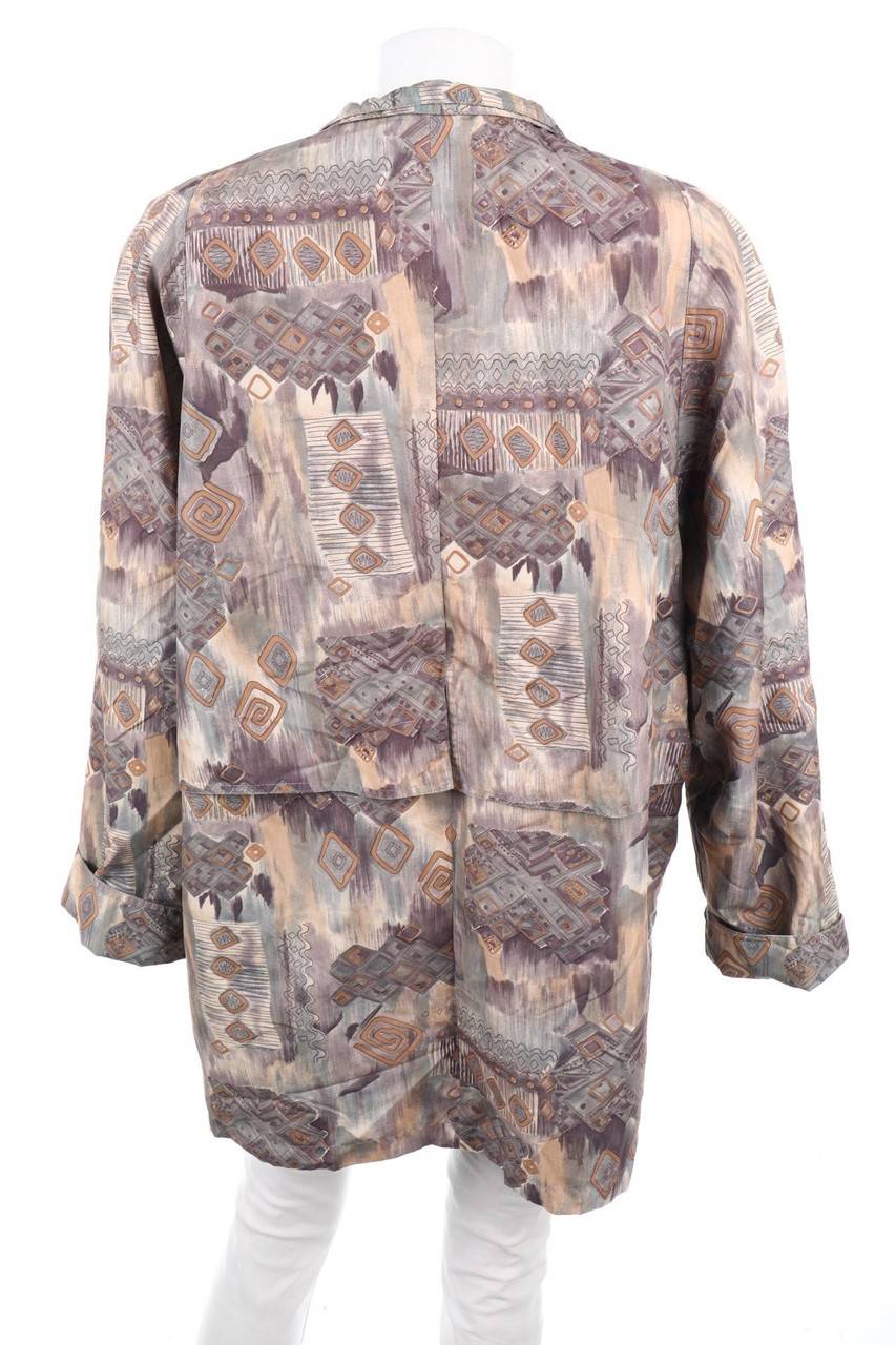 Carou Ohne Label Mantel Mit Muster