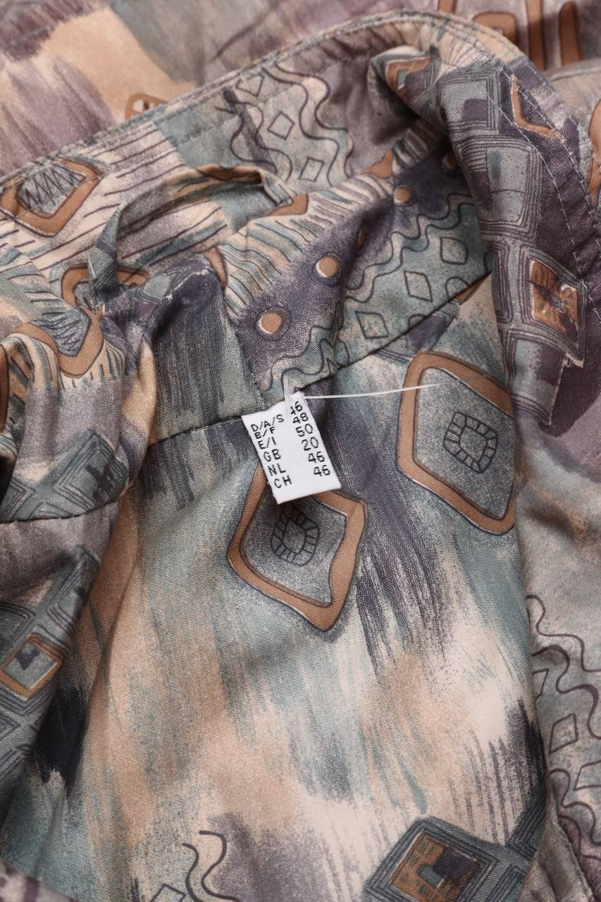 Carou Ohne Label Mantel Mit Muster