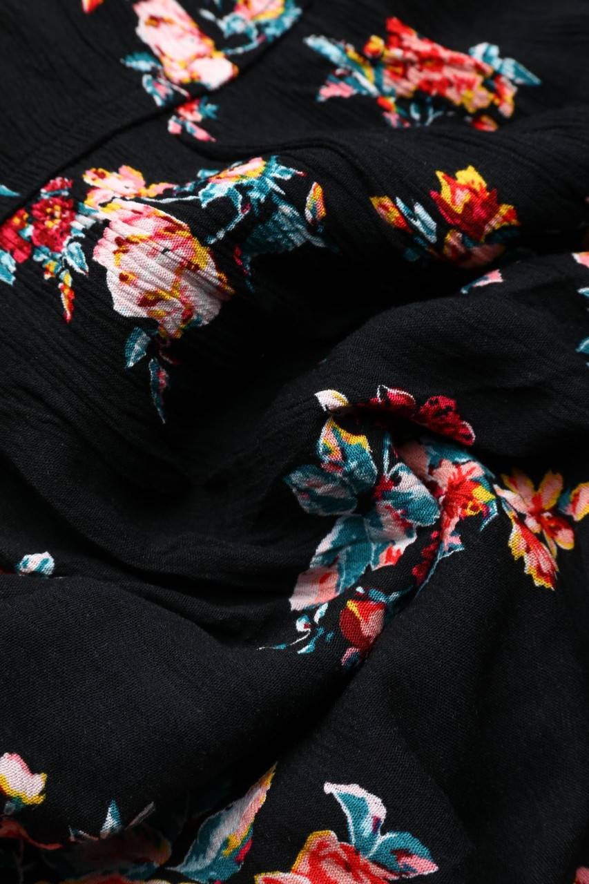 Carou Ohne Label Maxi-Kleid Mit Blumen-Print