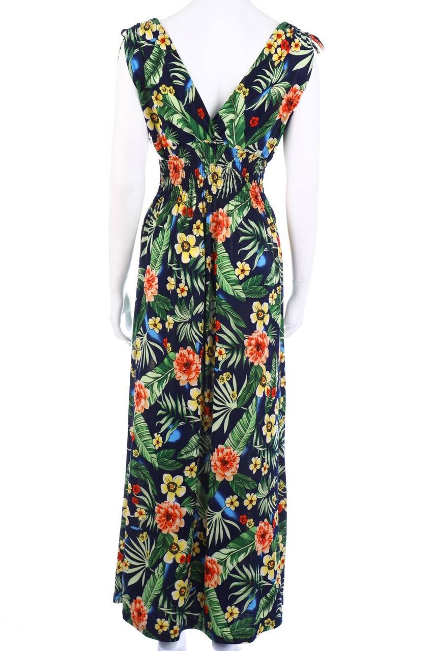 Carou Ohne Label Maxi-Kleid Mit Blumen-Print